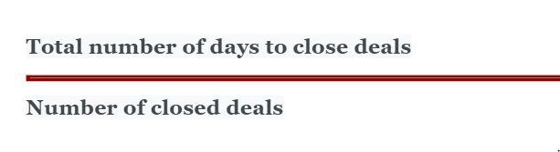 5_KPIS_to_Manage_Sales_Pipeline_Better_Average_Sales_Cycle_Formula_ClicData sales pipeline metrics: Average Sales Cycle Length formula