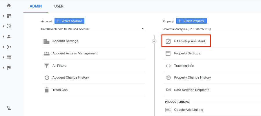 ga4 set up assistant
