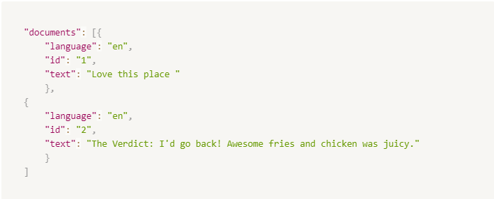 json structure