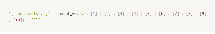 json structure details