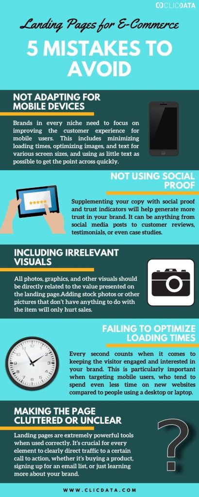 Landing Pages Mistakes To Avoid