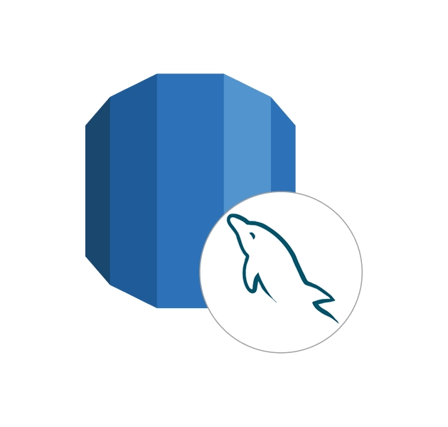 AWS logo with dolphin icon
