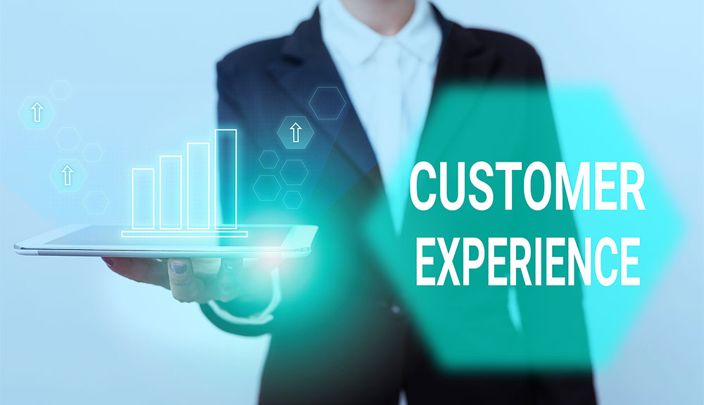 Digital customer experience enhancement concept