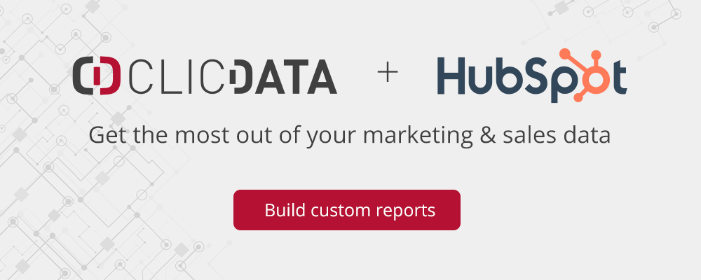 Clicdata Hubspot Integration Custom Reports