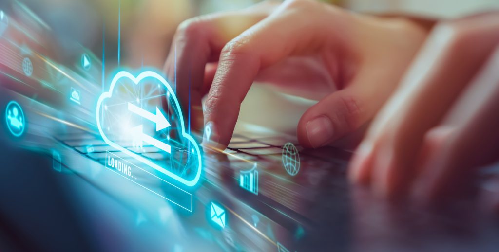Migrating data into a cloud data warehouse concept