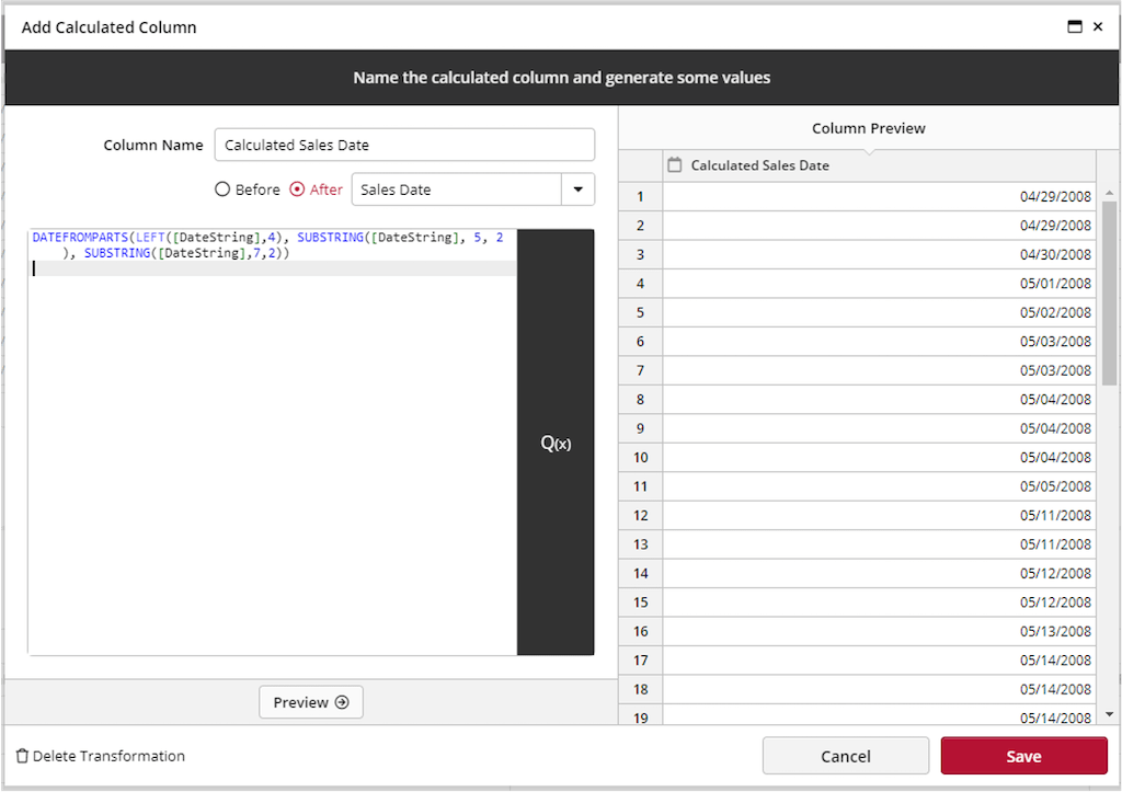 converting string to date