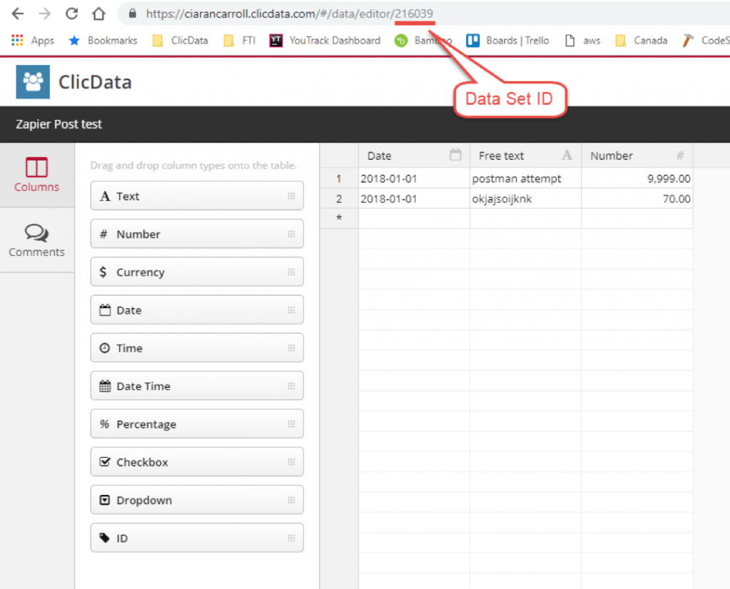 Create Custom Data Set In Clicdata