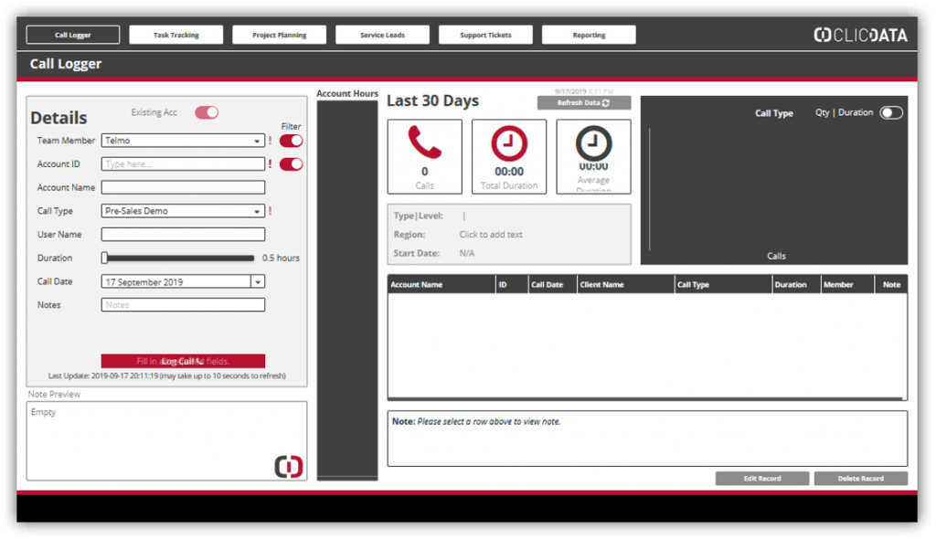 Data Form