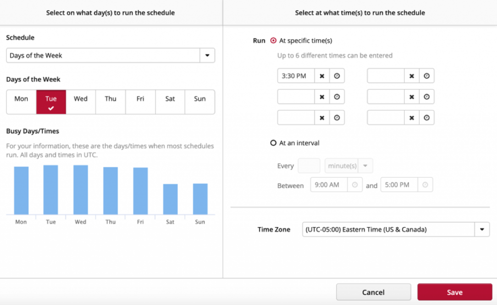Data Refresh Schedule Clicdata