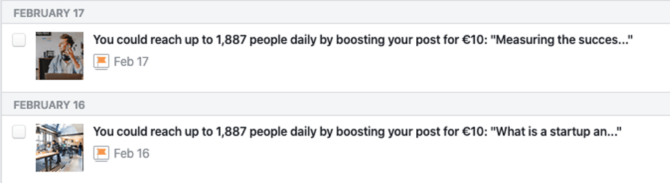Facebook Ads Notifications