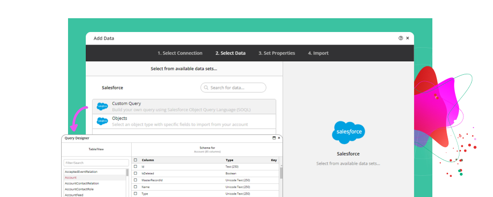 get data from salesforce