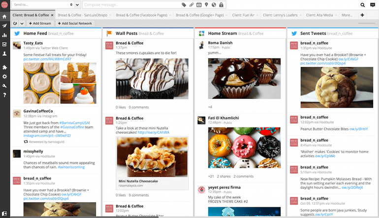 Hootsuite Content Scheduler Preview