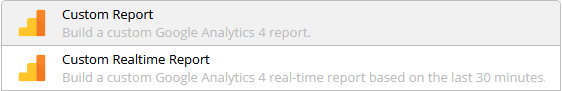 Smart view options in GA4 connector