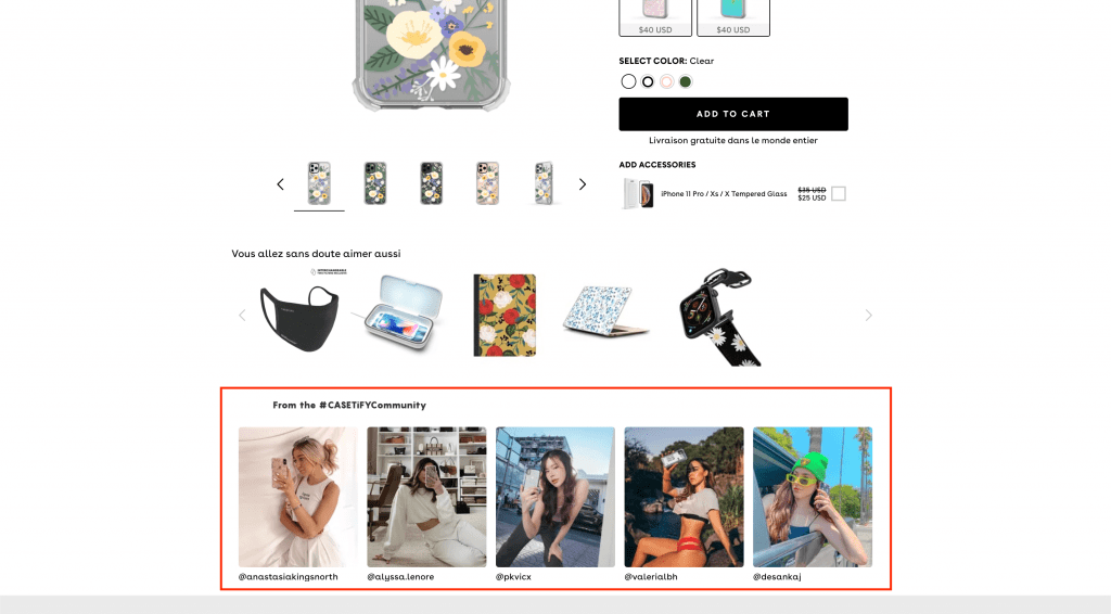 Landing Page Ecommerce Social Proof