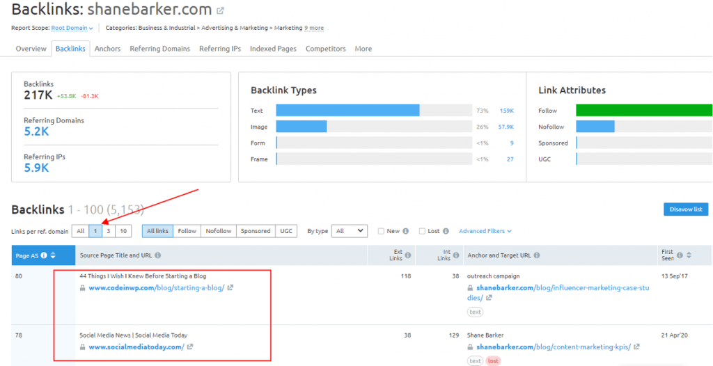 Link Building Tactic Finding Referring Domains