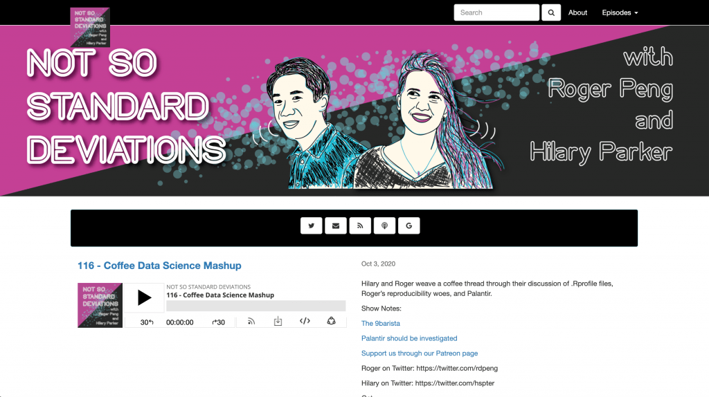 Not So Standard Deviations Big Data Podcast
