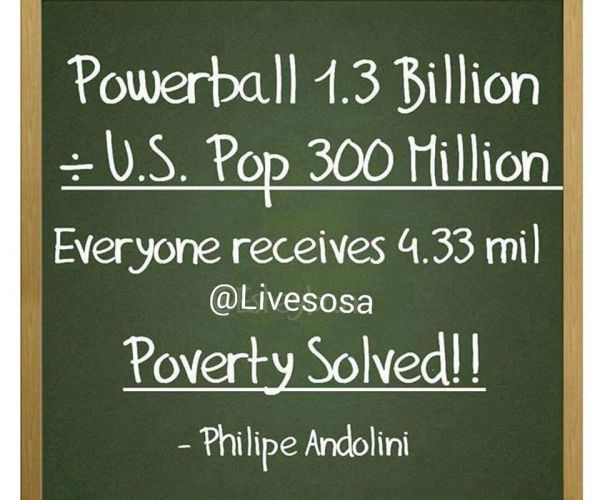 Powerball Revenue Poverty Solved