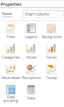 properties panel ClicData