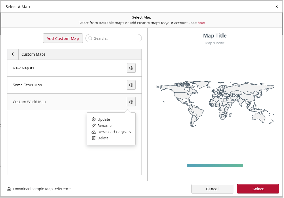 Region Map Geojson Clicdata
