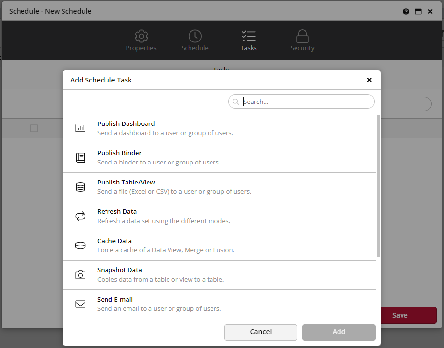 schedules tasks 1