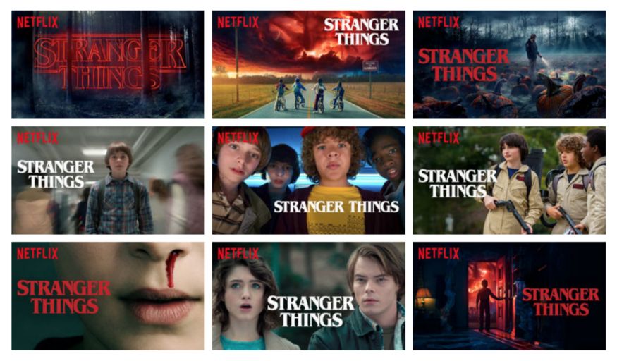 stranger things personalization artwork covers