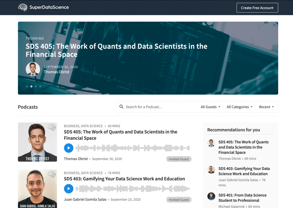 Super Data Science Big Data Podcast