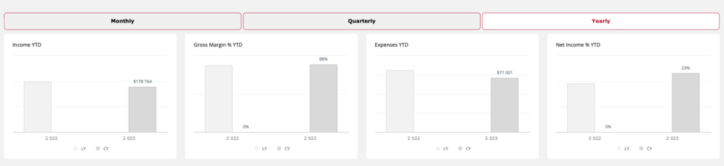 ytd in reporting example