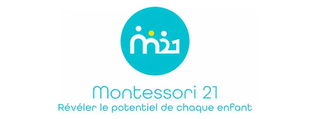 Montessori 21 logo revealing every child's potential.