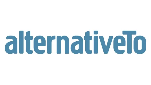 AlternativeTo logo in blue text