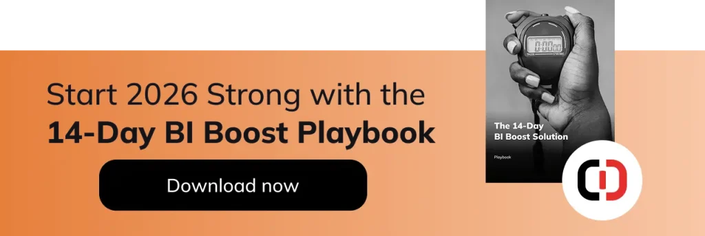 Download 14-Day BI Boost Playbook for 2026 success.
