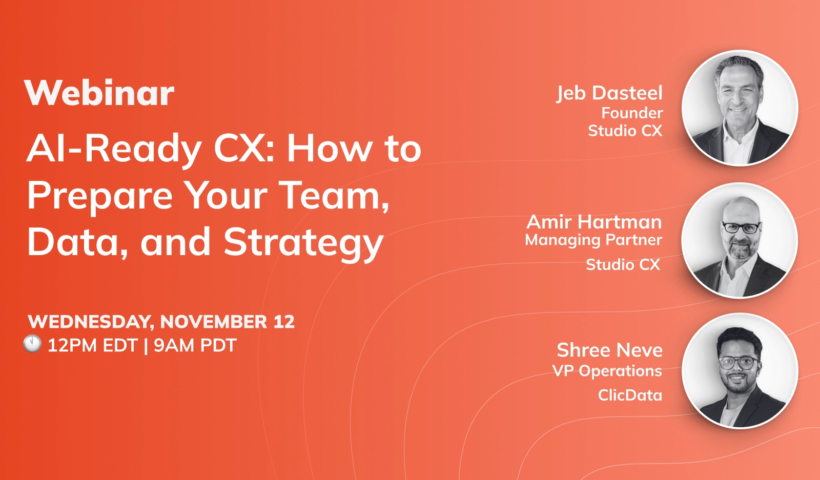 Webinar on AI-Ready Customer Experience strategies.