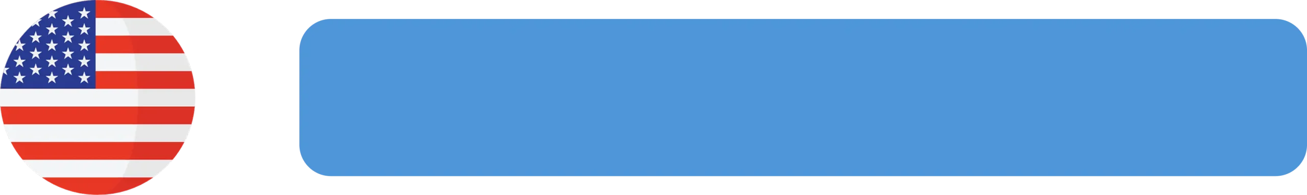 United States flag icon with blue background