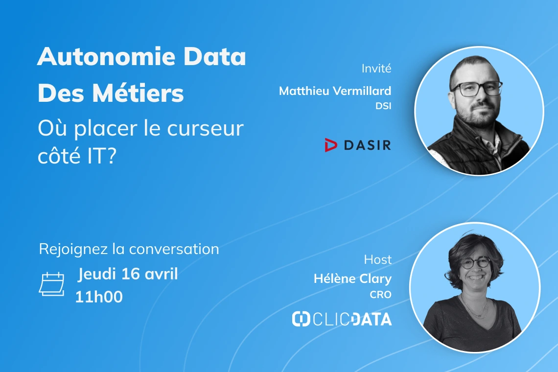 Webinaire sur l'autonomie des données métiers
