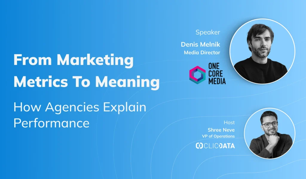 Marketing webinar with speaker and host profiles