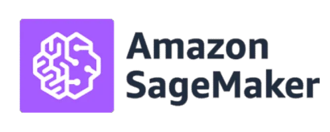 Logo Amazon SageMaker avec icône cerveau violet