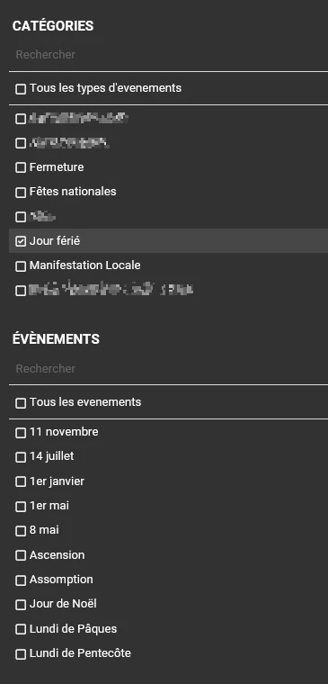 french holiday filters