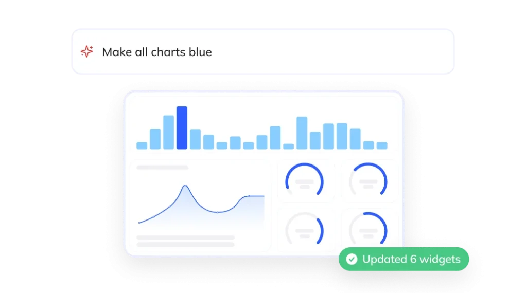customize several widgets at once
